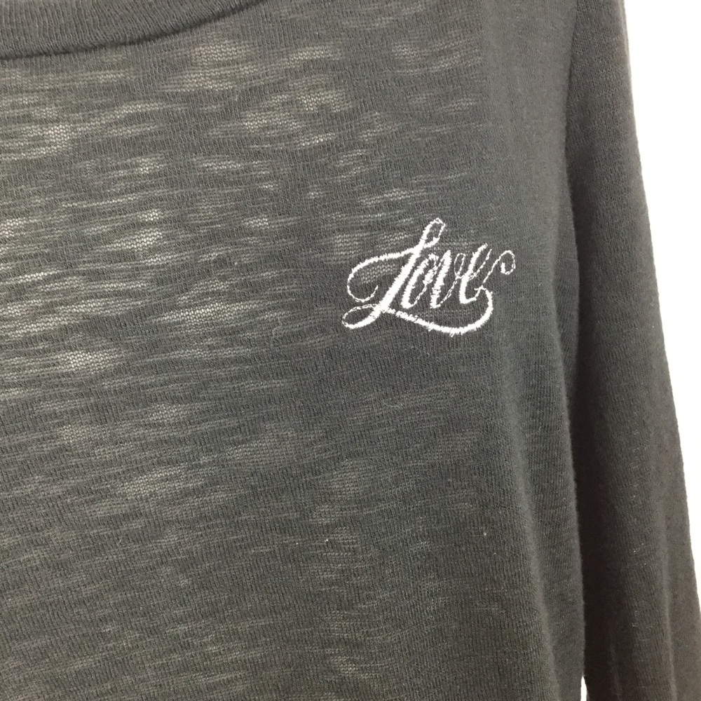 Victoria Secret black pullover top, Size M - Picture 3 of 4